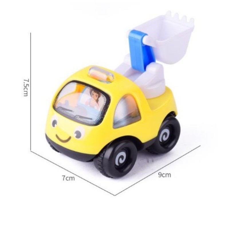 Đồ chơi xe Oto chạy công trường cho bé trai- Đồ chơi oto bằng nhựa an toàn cho bé- Shop Tí Hon