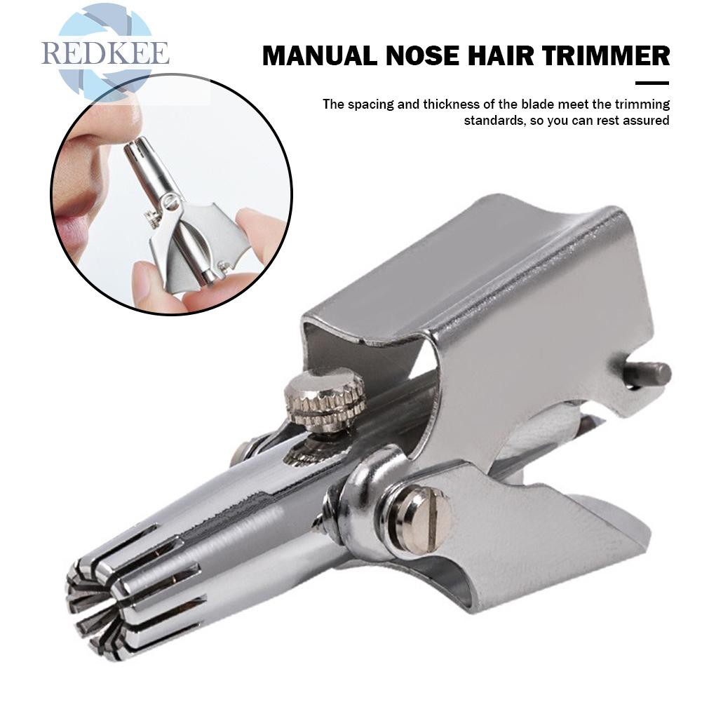 Dụng Cụ Tỉa Lông Mũi Thủ Công Bằng Thép Không Gỉ Tiện Lợi