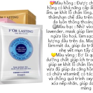 MẶT NẠ F'OR LASTING IMAGES