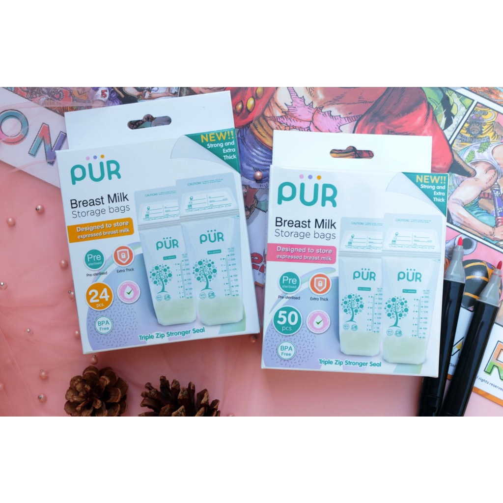 Túi trữ sữa Pur hộp 50 túi