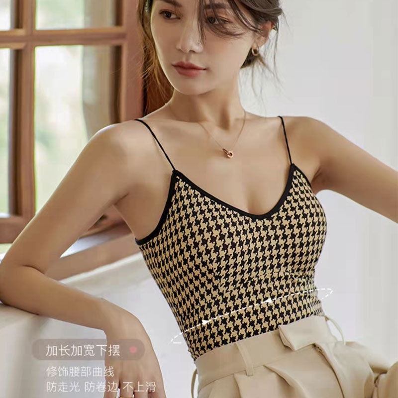 Áo Lót Lụa Lạnh Hai Dây Có Đệm Ngực Hình Chữ U Nhỏ Xinh Lưng Đẹp Mẫu 2022