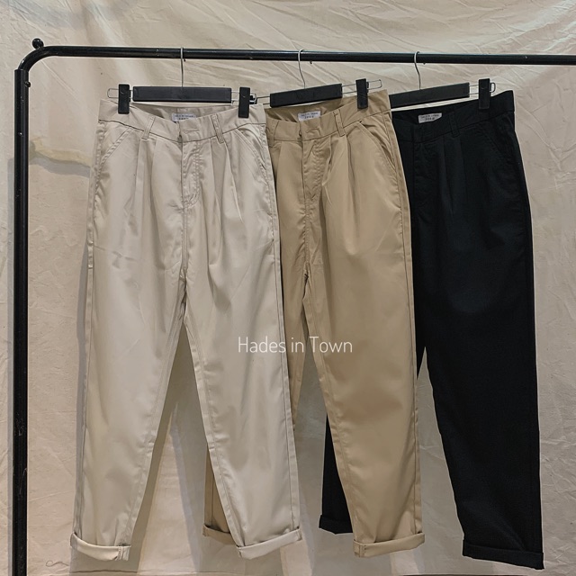 Quần baggy dáng bom cạp cao (ảnh thật)
