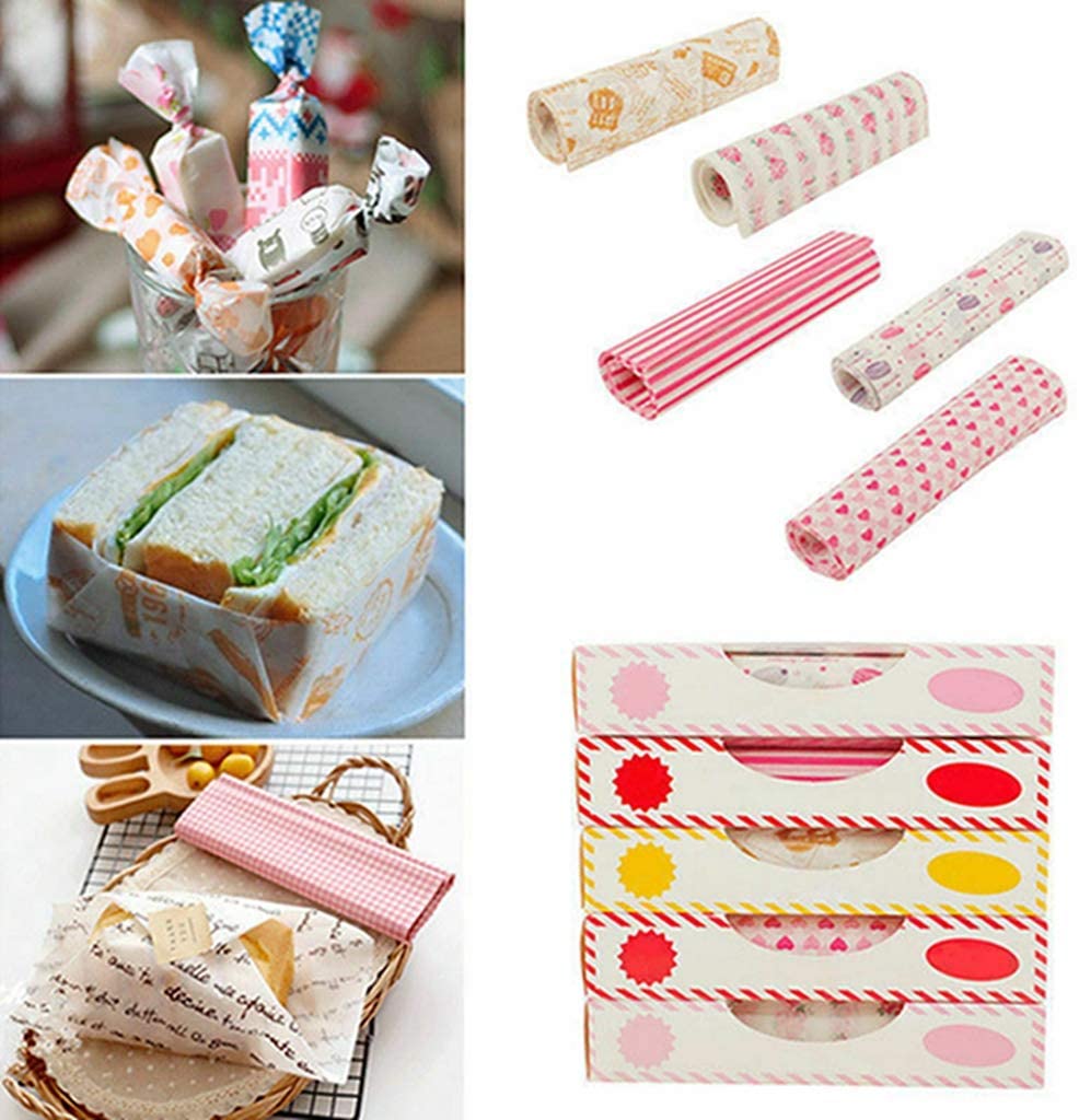 Giấy Sáp ANAEAT Gói Thực Phẩm Không Thấm Dầu Mỡ Dùng Một Lần