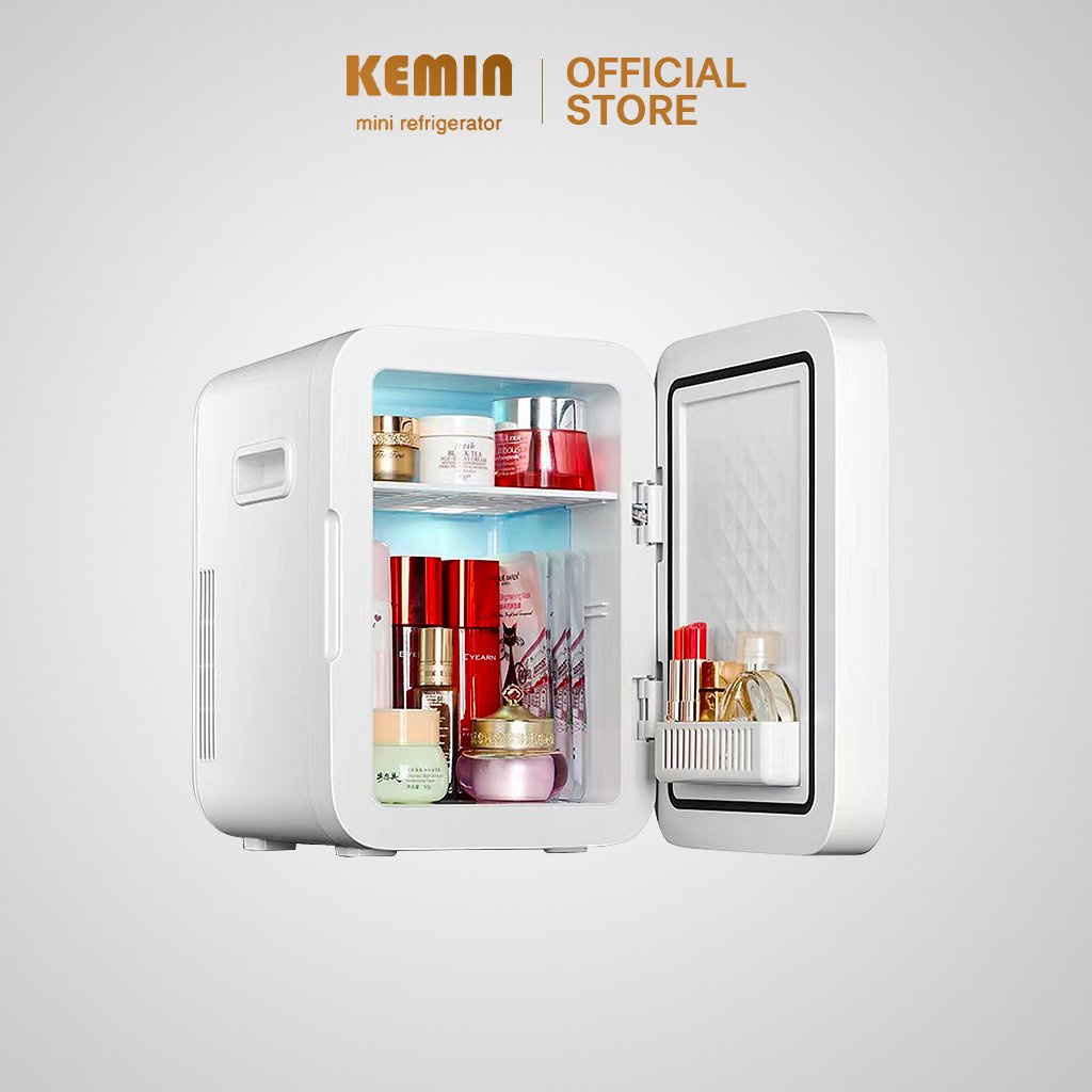 Tủ lạnh mini KEMIN K10 - 10L chính hãng - Dùng ở nhà và ô tô, 2 chiều nóng lạnh