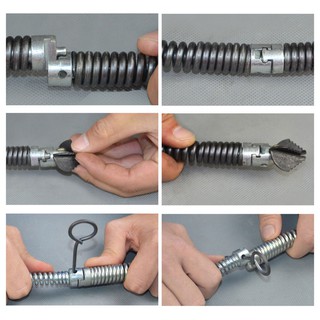 Bộ dây lò xo thông cống 12m phi 16 mm