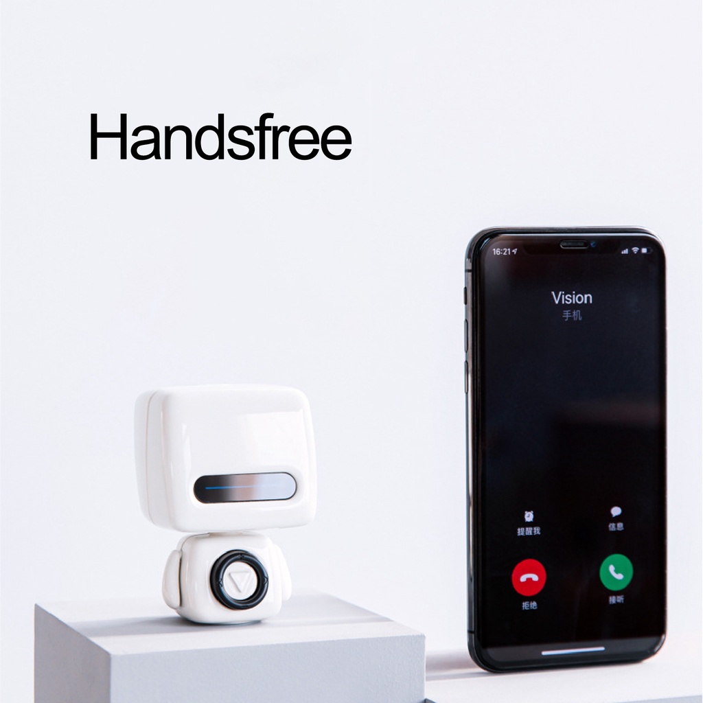 Loa bluetooth không dây hình rô bốt đáng yêu