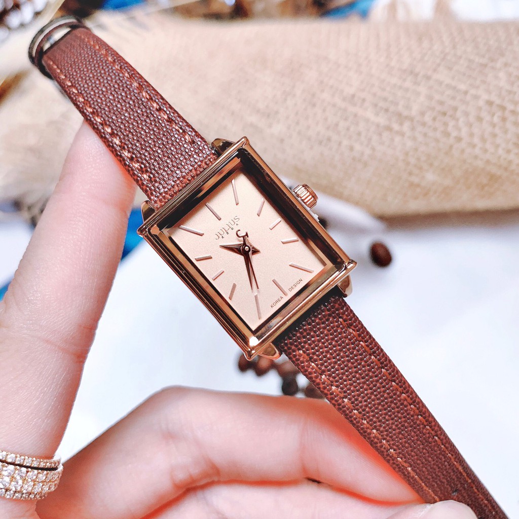 Julius Official | Đồng hồ Julius nữ JA-787 dây da | BigBuy360 - bigbuy360.vn