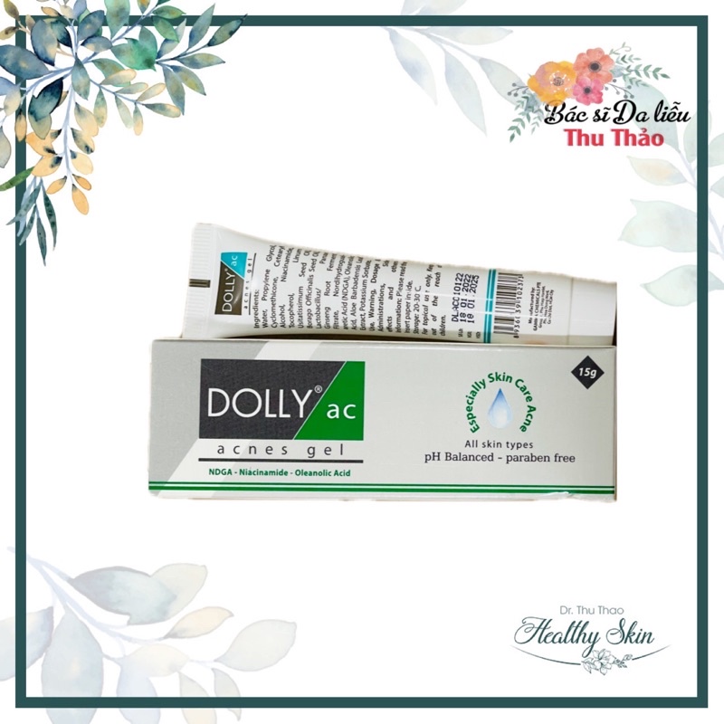 GIẢM MỤN, GIẢM NHỜN DOLLY AC ACNES GEL 15 g