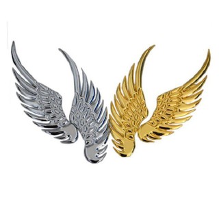 Logo Dán Xe Ôtô 🚗FREESHIP🚗 Logo 3D Đôi Cánh Thiên Thần