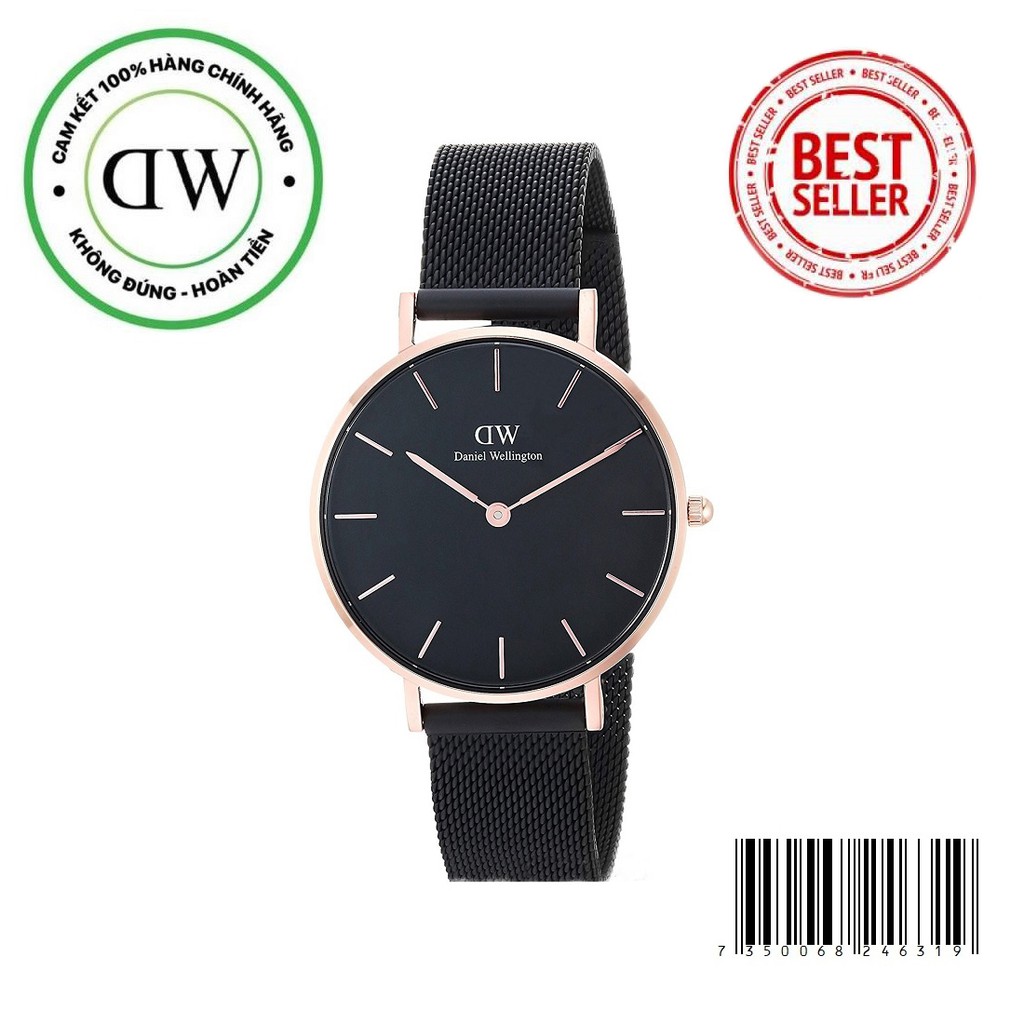 [Mã FARSBRT52 giảm 20% đơn 249K] Đồng Hồ Nữ Daniel Wellington Classic Petite Ashfield 32mm DW00100201