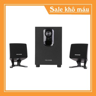 [FreeShip] Loa vi tính Microlab M108 2.1 - Màu đen - Cam Kết Chính hãng - BH 12 tháng [Ảnh Thật]