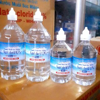 Nước muối sinh lý Nam Hà.