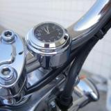 đồng hồ lắp xe máy, phụ kiện đồ chơi cho xe máy, phụ kiện tiện ích xe moto ( mặt đen)