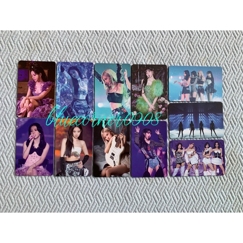 [Official] Card ảnh photocard BLACKPINK LISA JENNIE JISOO ROSIE THE SHOW DVD Concert