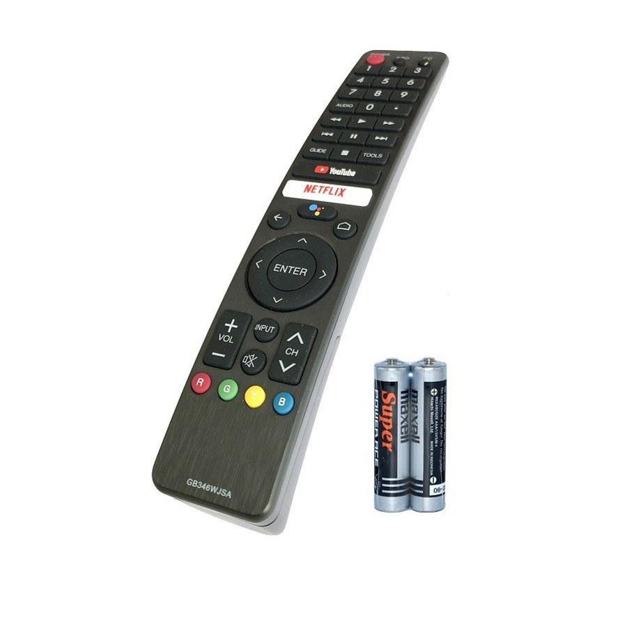 Remote Điều Khiển Giọng Nói Dành Cho SHARP Smart TV, Android Tivi GB346WJSA tặng kèm pin