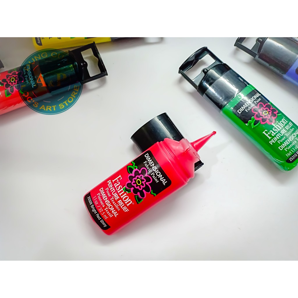 Màu Vẽ Nổi (Pearl, Glitter, Neon) - Fashion Dimensional Fabric Paint