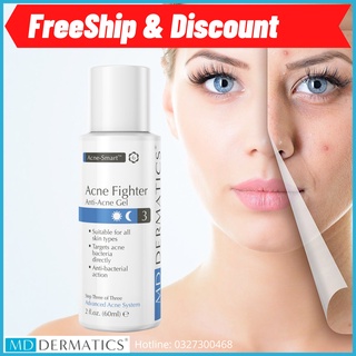 MD Dermatics (chai số 3): Tinh chất xử lý mụn Acne Fighter. Hsd 2025