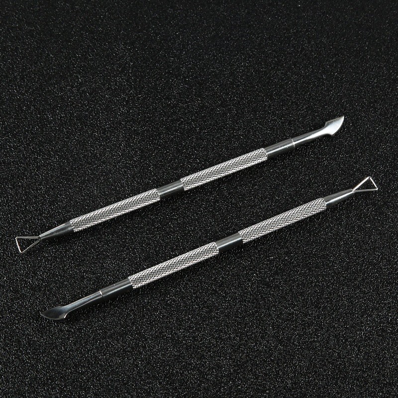 Cây tam giác đẩy phá gel 2 đầu inox xịn xò