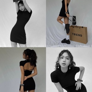 Váy body tăm hở lưng nhà Inyfa