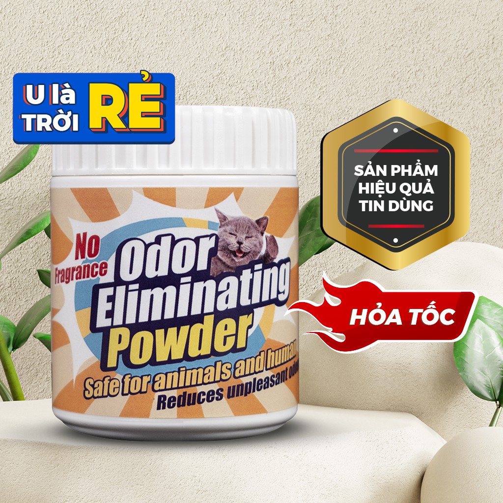 Bột khử mùi phân mèo MELA 250gr - Cách khử mùi cát mèo