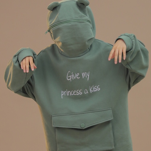 Áo hoodie thiết kế hình con Ếch dễ thương | BigBuy360 - bigbuy360.vn