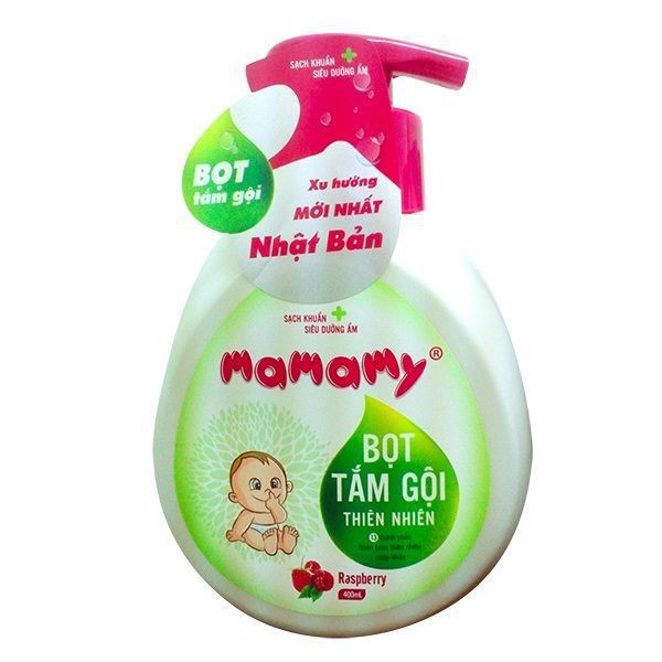 Bọt tắm gội Mamamy 400ml ( sữa tắm gội Mamamy Hương Thiên Nhiên )