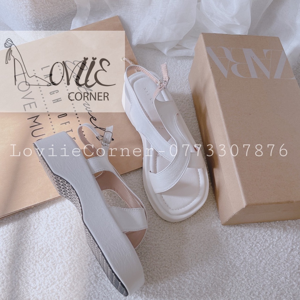 SANDAL XUỒNG LOVIIECORNER - GIÀY THỜI TRANG PHONG CÁCH NỮ TÍNH QUAI NGANG CHÉO ĐẾ BẰNG S220711