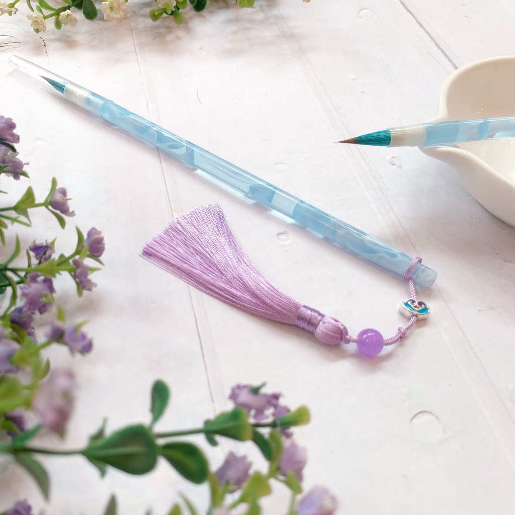 Cọ Vẽ Bút lông Thư Pháp Thanh Ngọc Án - Bút Ý Hiên