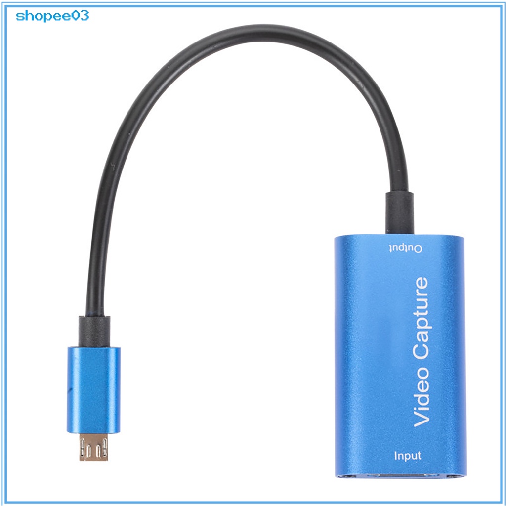 Bộ Chuyển Đổi Thẻ Video Hdmi-Compatible Sang Micro Usb 4k Bằng Thép Không Gỉ Ổn Định