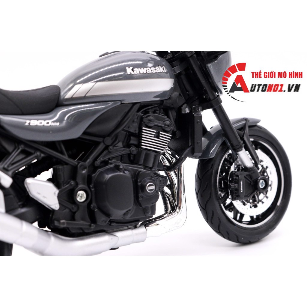 MÔ HÌNH XE KAWASAKI Z900RS CAFE GREY 1:12 MAISTO 5537