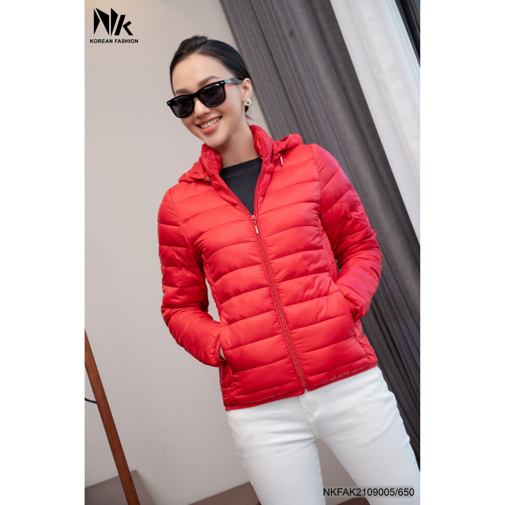 Áo Khoác Nữ Trần Bông NK Fashion Không Xù Không Gião Vải Hàn Cao Cấp Mềm Mịn Cotton Poly Ấm Và Nhẹ NKFAK2109005