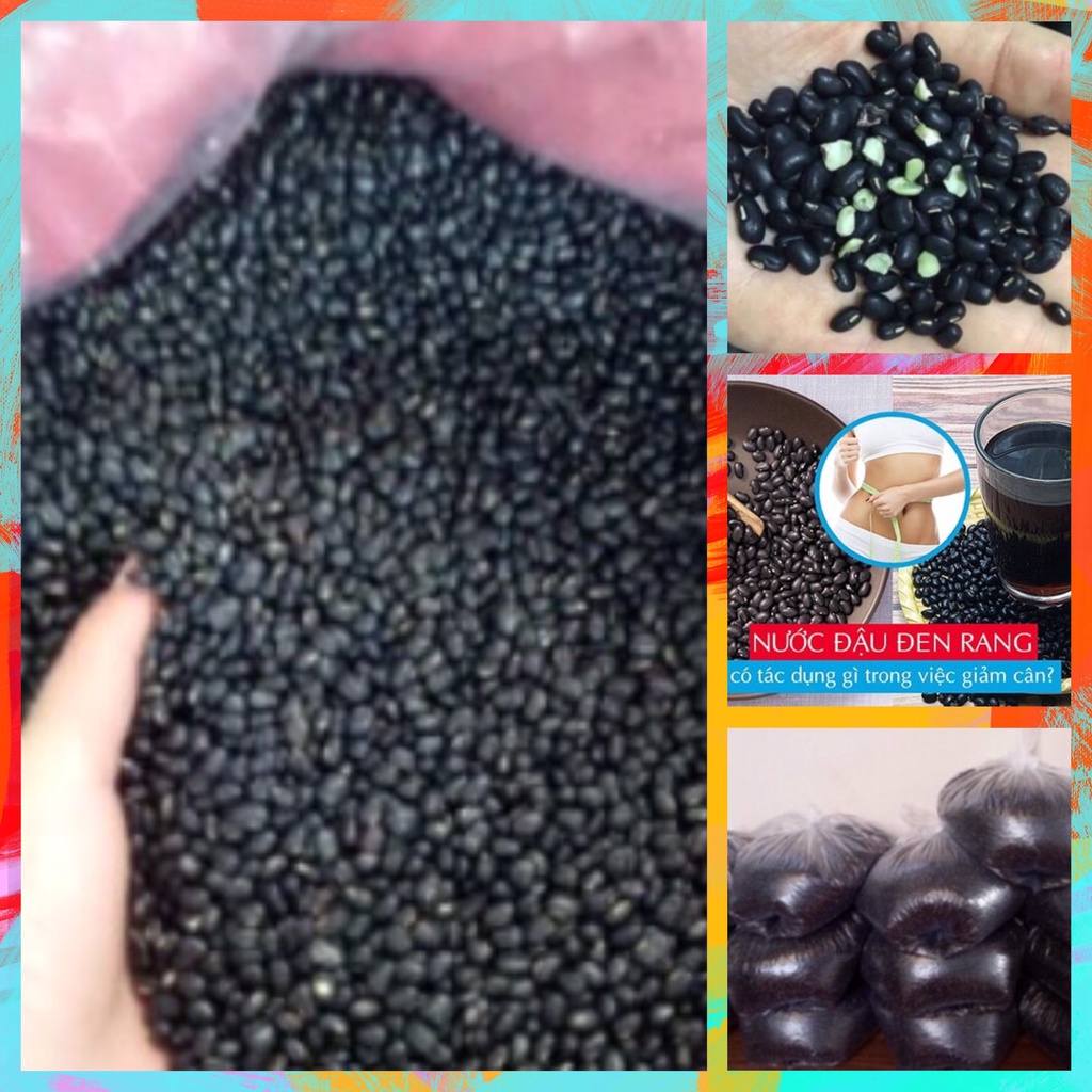 1kg Đỗ Đen quê miền Bắc Xanh Lòng hạt nhỏ ăn đậm vị giải nhiệt mùa hè [SẢN PHẨM HC nhà trồng ]