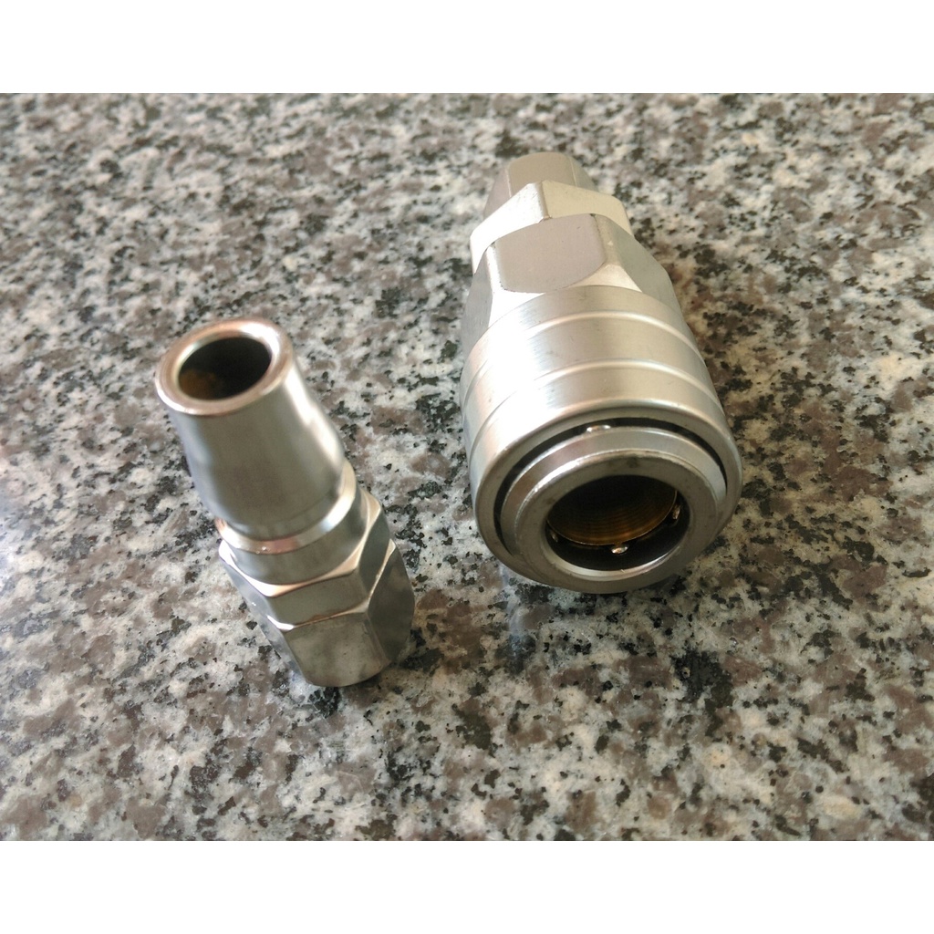 Bộ 2 đầu nối dây hơi phi 8mm khí nén cao cấp nhập khẩu