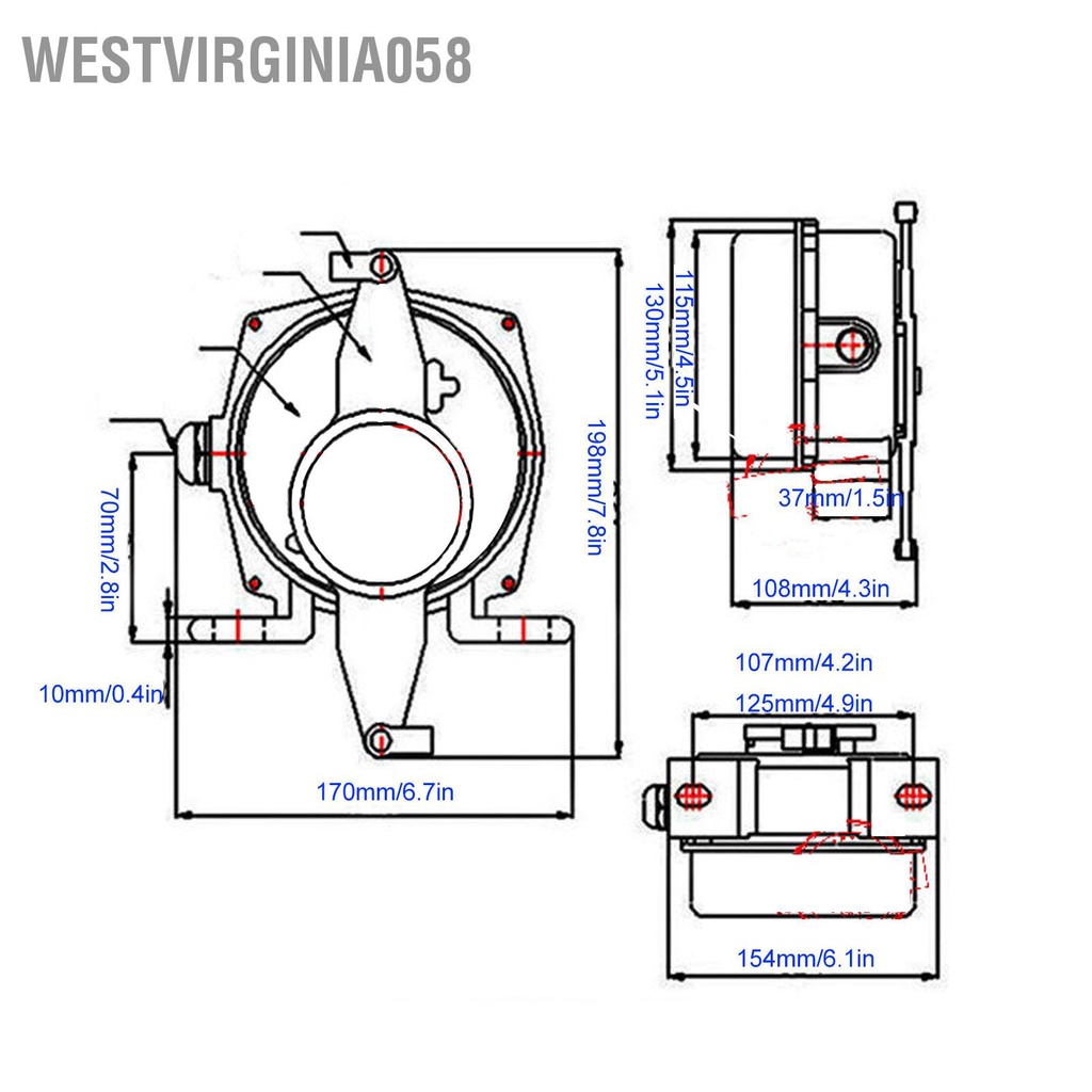 Có thể bán buôn Công tắc dây kéo 2 chiều đai bảo vệ IP65 Băng tải dừng khẩn cấp giới hạn bằng hợp kim nhôm 24‑380V Westvirginia058 Hàng giao ngay