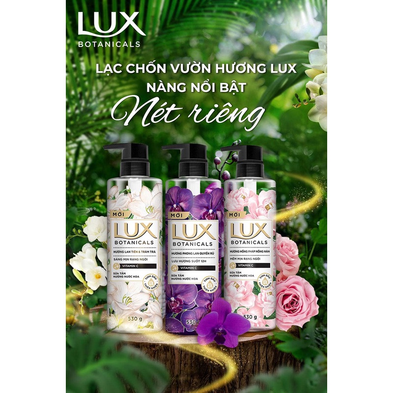 Sữa Tắm Nước Hoa Sáng Mịn Da LUX Botanicals