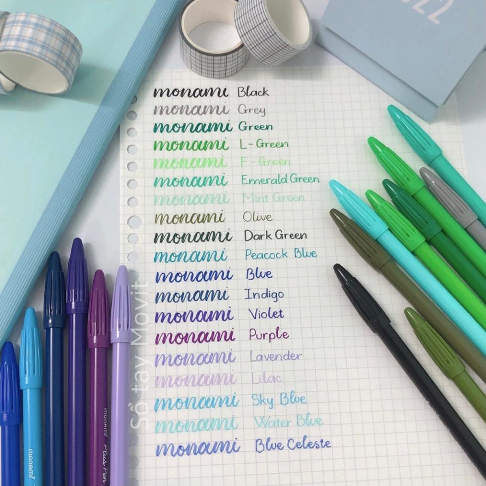Bút Màu Monami Plus Pen 3000