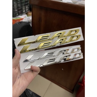 TemLead nổi, tem logo Lead nổi, tem chữ Lead nổi trang trí xe
