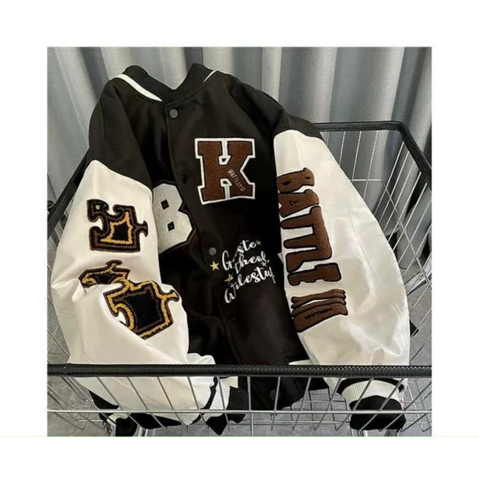(HCM) ÁO KHOÁC NỈ BOMBER Nam Nữ Form Rộng Thời Trang Hottrend Hàn Quốc - Thời trang GENZ 2022 hot hit KME FASHION