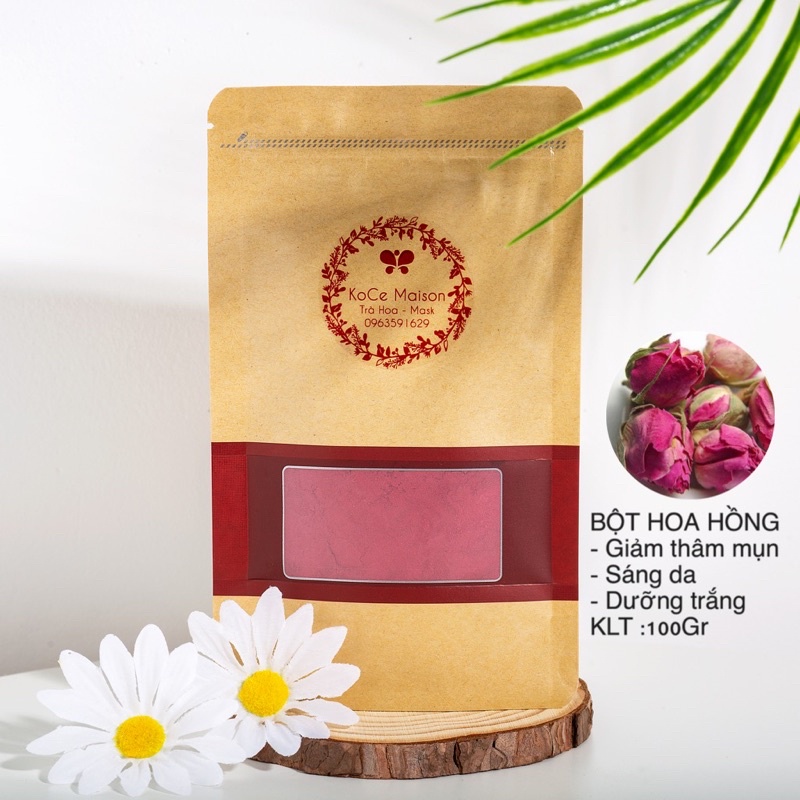 BỘT HOA HỒNG PHÁP  100G