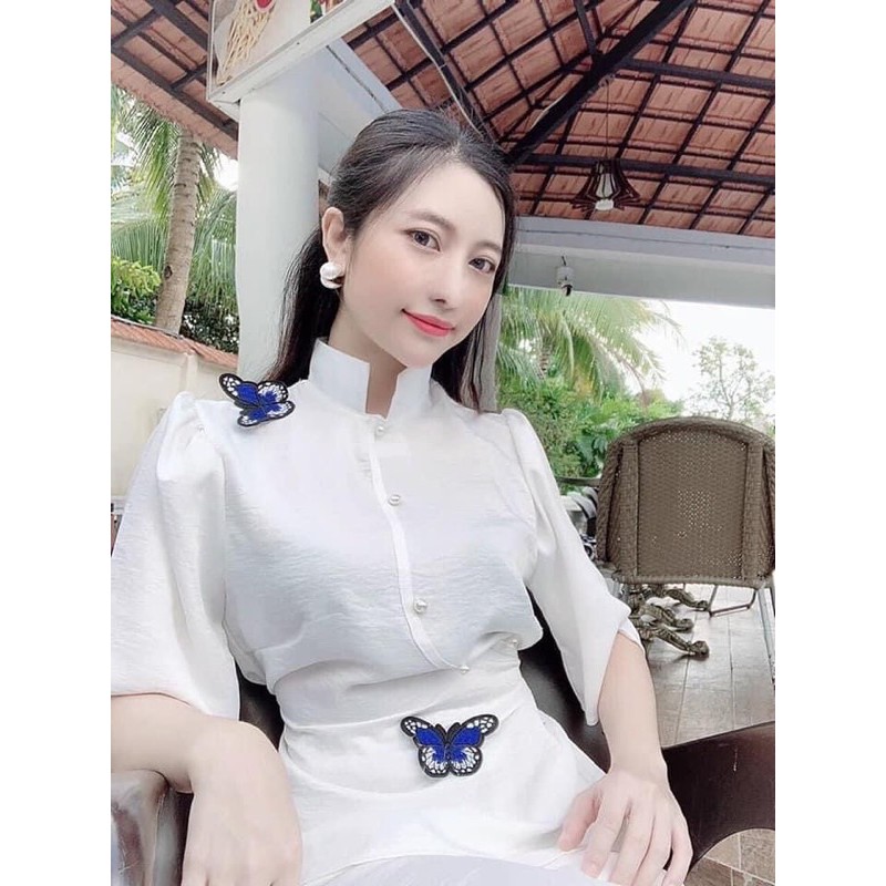 Áo lụa thời trang nữ , đồ lam đi chùa, đồ cao cấp | BigBuy360 - bigbuy360.vn