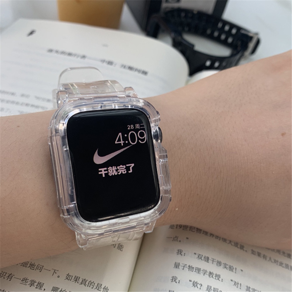 Mới Dây Đeo Silicon Trong Suốt Cho Đồng Hồ Thông Minh Apple Watch