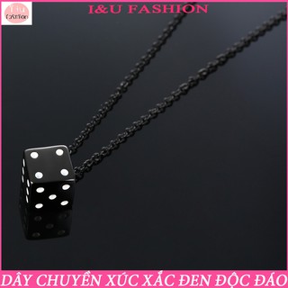 Dây chuyền vòng cổ UNISEX hình viên xúc xắc vô cùng độc đáo , cá tính và thời trang cho Nam Nữ chất liệu kim loại VC-40