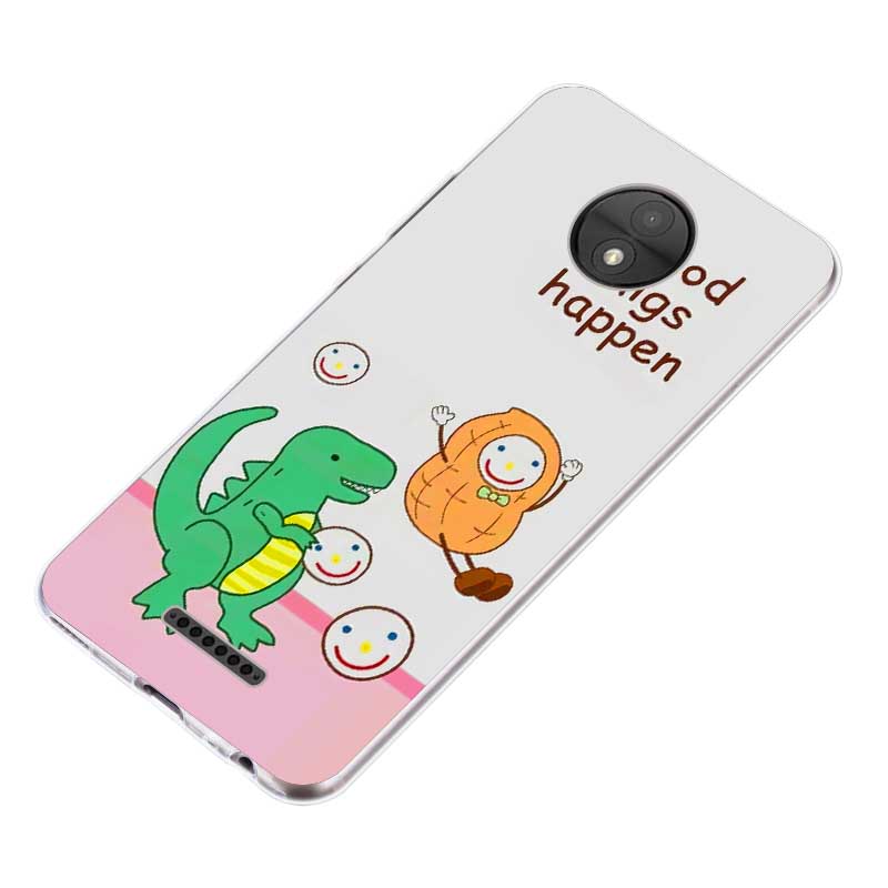 Ốp silicon Mềm In Hình Đáng Yêu Cho Motorola Moto C E4 G5 G5S G6 E5 E6 Z Z2 Play Plus M X4 Ydfq