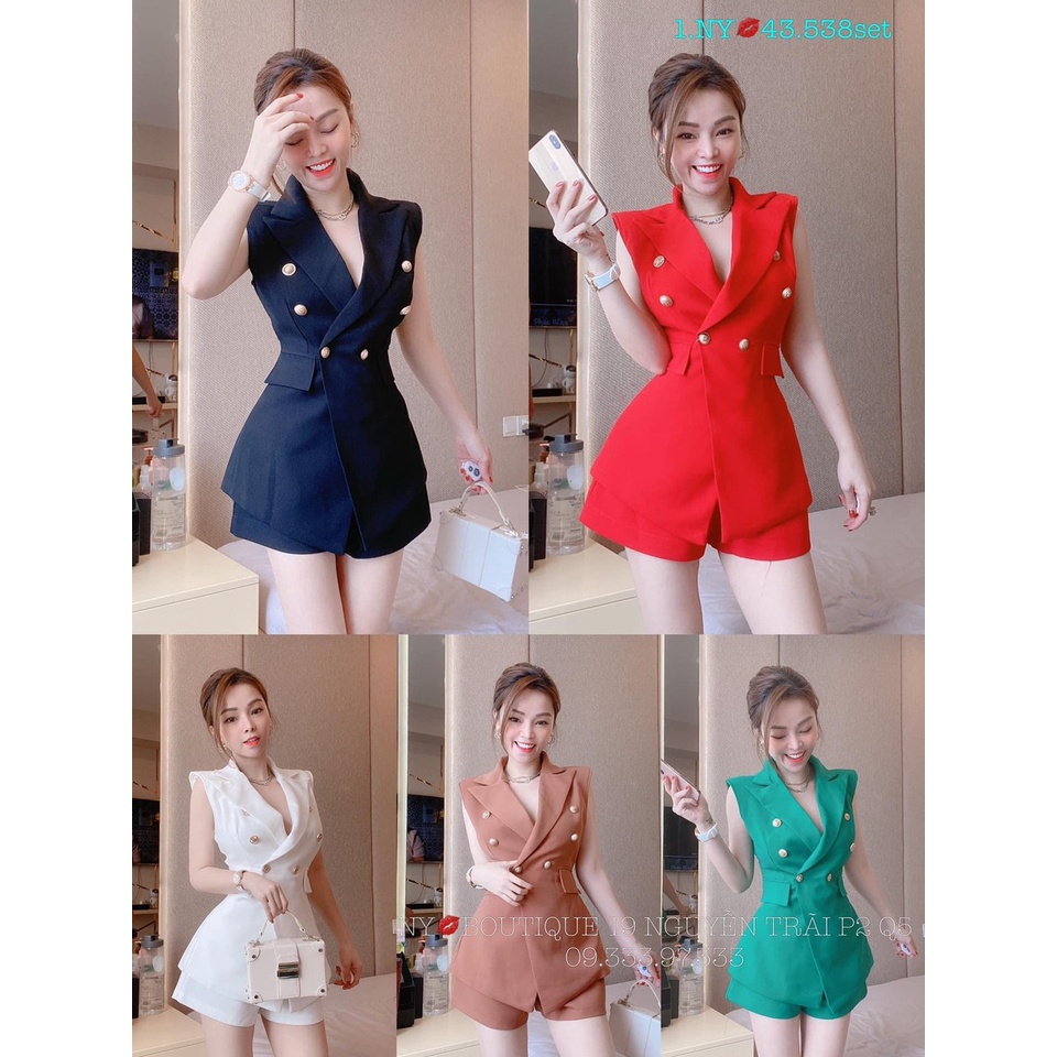 Sét áp vest sát nách kèm quần short chất đẹp may kỹ 2 lớp dày dặn