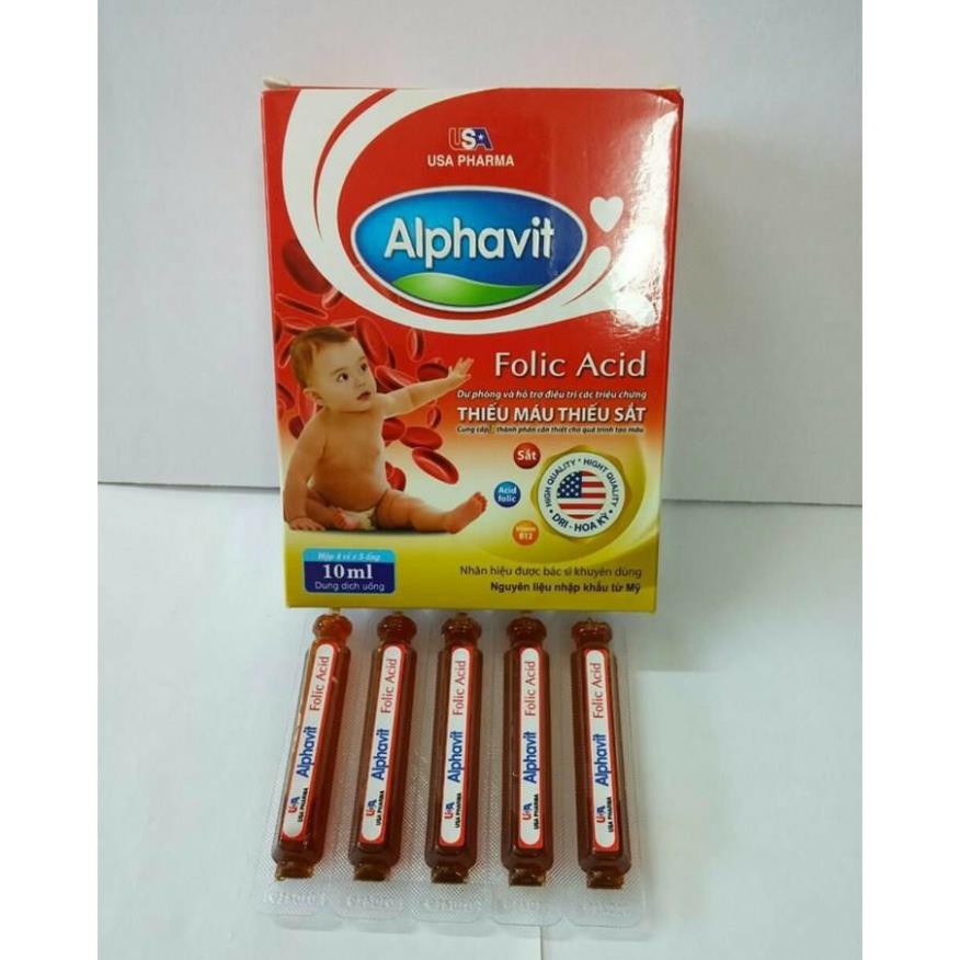 Alphavit sắt bổ sung sắt giúp bé ăn ngon ngủ ngon kích thích bé  ăn nhiều hơn