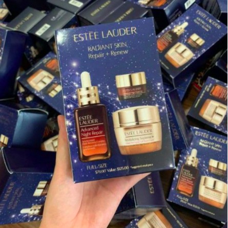 Set dưỡng da 3 món Estee Lauder serum 20ml (Bill Mỹ)