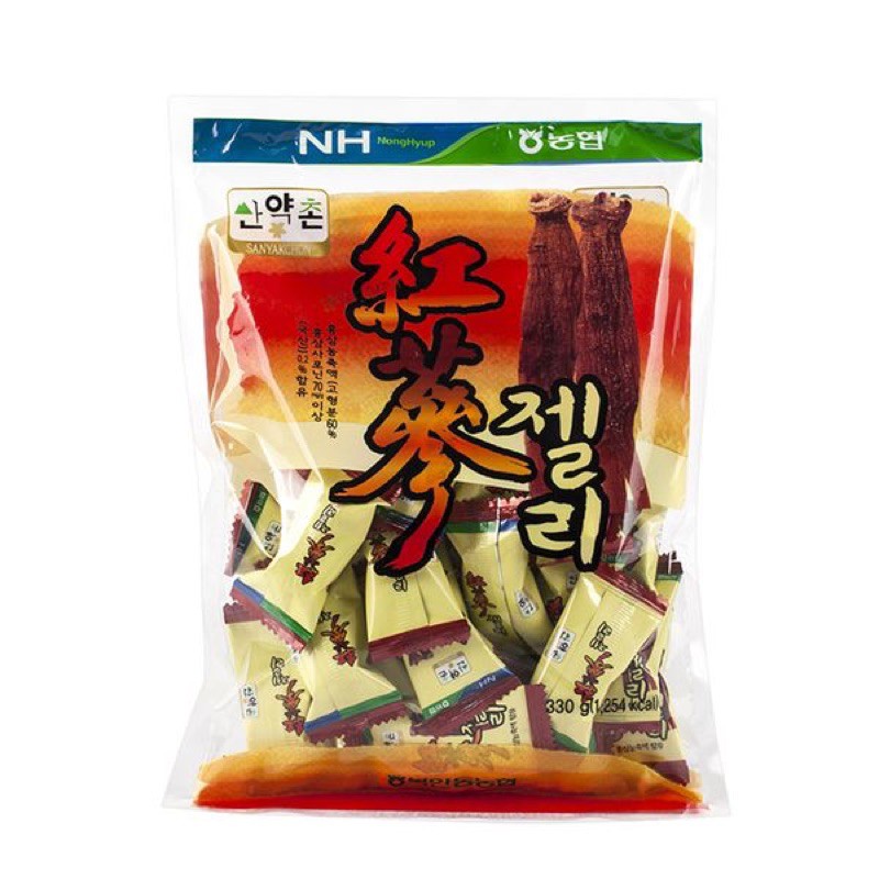 KẸO DẺO HỒNG SÂM SANYAKCHON 330G/ KẸO SÂM DẺO HÀN QUỐC