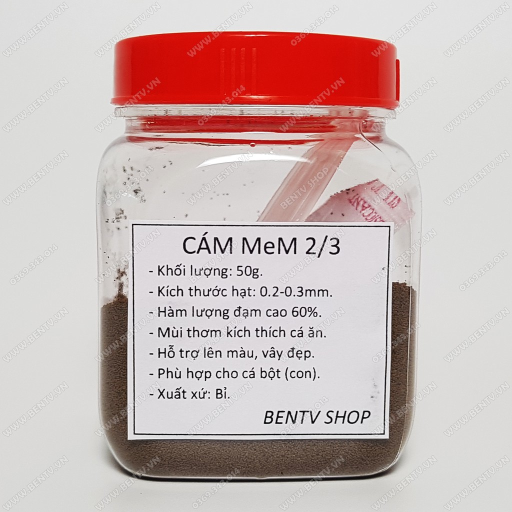 Cám MeM 2/3 3/5 5/8 - Thức Ăn Cho Cá Bảy Màu