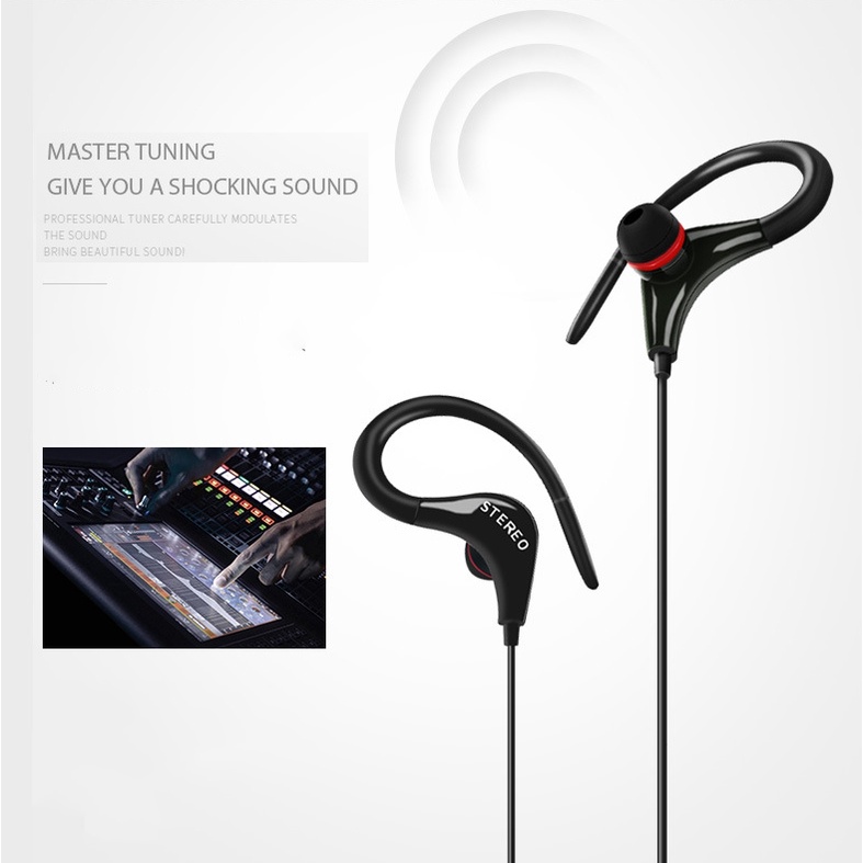Tai nghe nhét tai SPRISE có dây giắc cắm 3.5mm chống ồn nhiều màu sắc tùy chọn phong cách thể thao