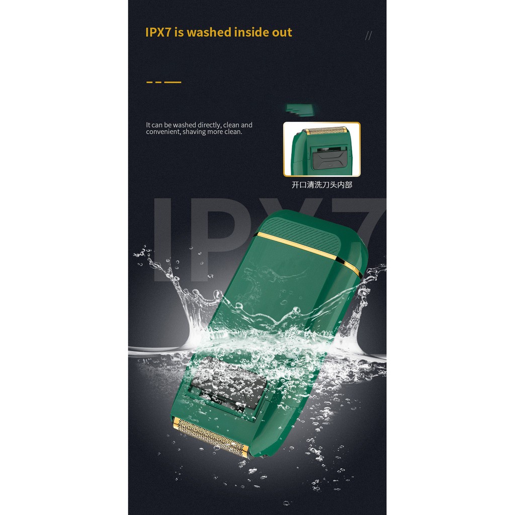 Máy cạo râu KEMEI không dây sạc điện chuyên dụng cao cấp cho nam